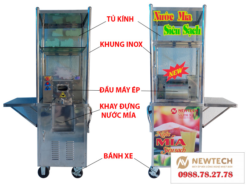 Máy ép mía mini  Pro New