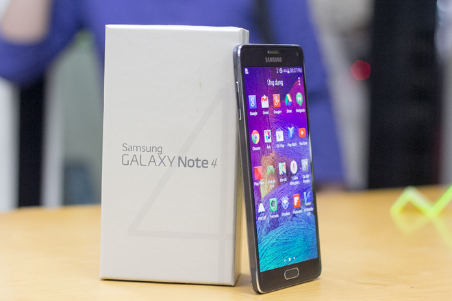 Galaxy Note 4 xách tay về Viêt Nam giá 16,5 triệu đồng